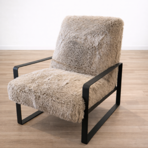 Violino Faux Fur Accent Chair