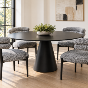 NCA ROUND SWIVEL DINNING TABLE