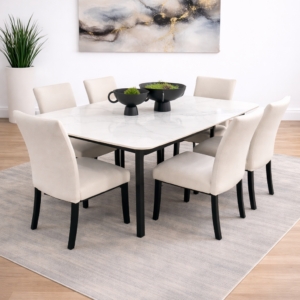 NCA Designs Marble Dinning Set