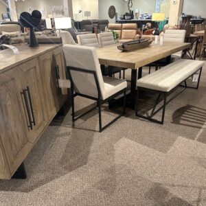 7-Piece Dining Set with Bench