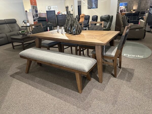 6-Piece Dining Set with Bench
