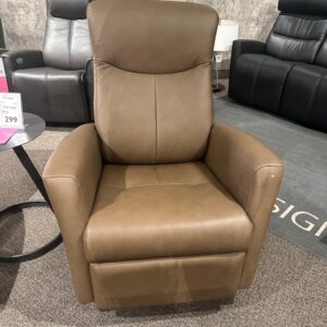 Fjords Leather Swivel Glider Recliner