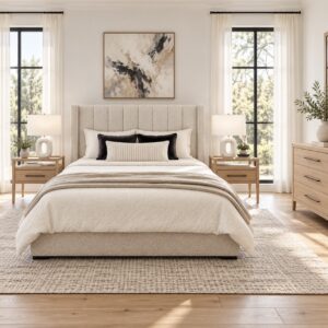 Queen Lille storage bed
